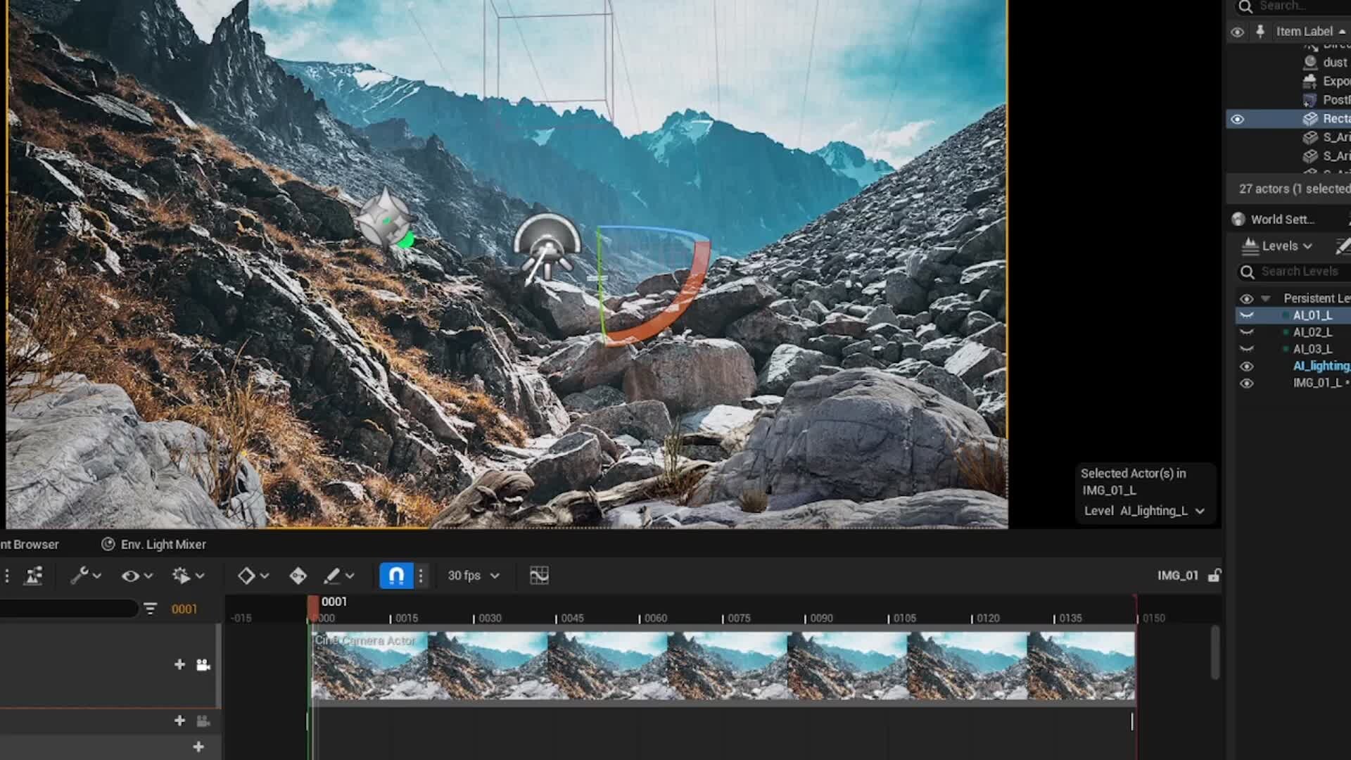 Photo Environment Displacement, Techniques by Fabricio Velasquez in Unreal Engine