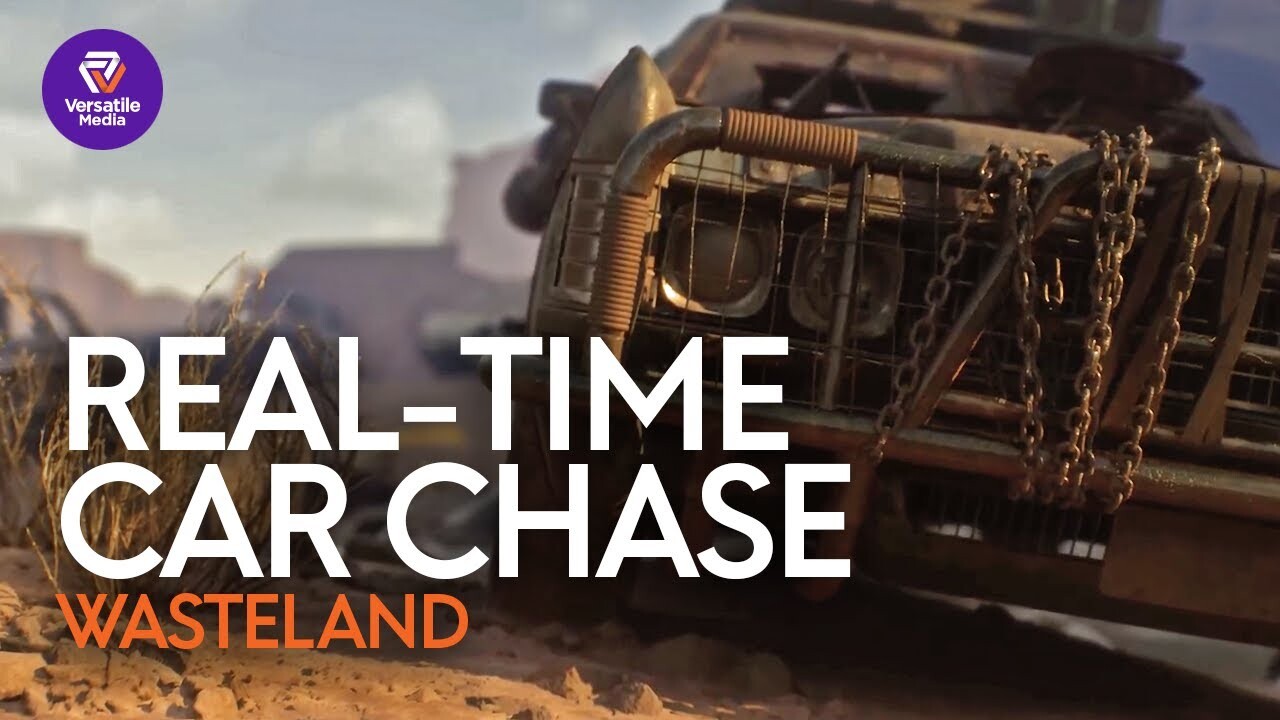 Wasteland: Car Chase, 3D Environments by Fabricio Velasquez in Unreal Engine 5